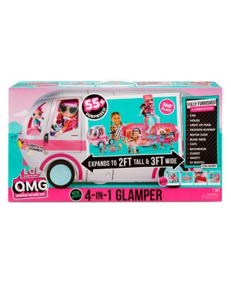 L.O.L. Surprise OMG 4-in-1 Glamper Fashion Camper with 55+ Surprises - Metallic Silver image number null