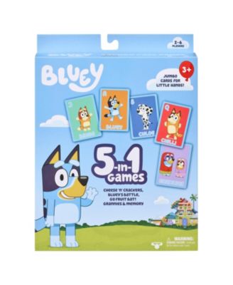 CLOSEOUT! Bluey 5 in 1 Card Game Set