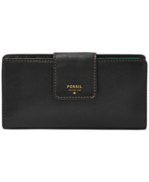 UPC 723764445626 product image for Fossil Sydney Leather Tab Clutch Wallet | upcitemdb.com