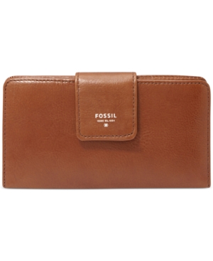 UPC 723764445633 product image for Fossil Sydney Leather Tab Clutch Wallet | upcitemdb.com