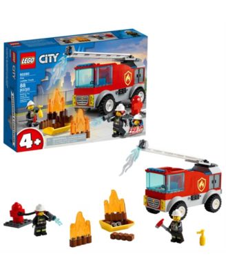 LEGO® Fire Ladder Truck 88 Pieces Toy Set image number null