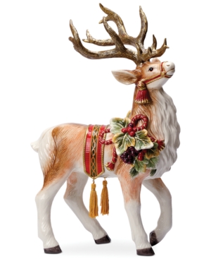 UPC 742414374321 product image for Fitz and Floyd Regal Holiday Deer Figurine | upcitemdb.com