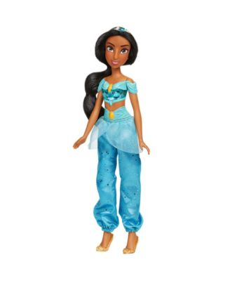 Disney Princess Royal Shimmer Jasmine Doll Set, 4 Pieces