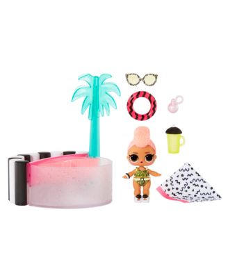 LOL Surprise! Furniture Playset with Doll - Hot Tub & Vacay Babay