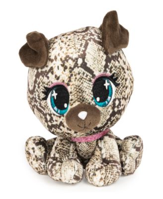 CLOSEOUT! Gund® P.Lushes Designer Fashion Pets Bella Boa Dog Premium Stuffed Animal Soft Plush, Snake Skin, 6