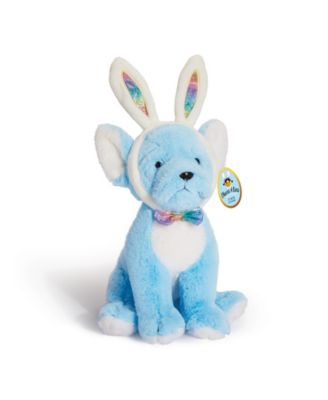 FAO Schwarz Cheers 4 Ears French Bulldog  12 Plush  Cuddly Stuffed Animal with Wearable Bunny Ears  Ultra-Soft Fur