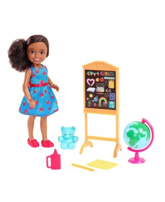 Barbie Chelsea Can Be Teacher Doll, 6 Piece Set