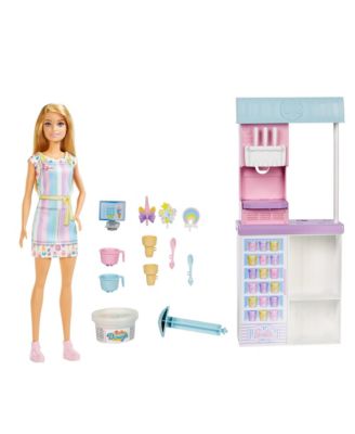 Barbie Ice Cream Shop Playset, 14 Piece Set image number null