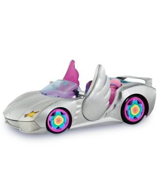 Barbie Car, Barbie Extra Set with Sparkly 2-Seater Toy Convertible