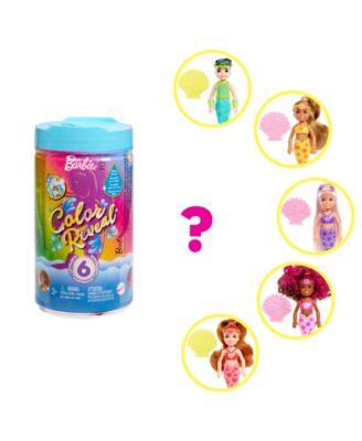 Barbie Color Reveal Doll, 6 Piece Set
