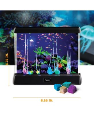 Discovery #MINDBLOWN Crystal Aquarium, DIY Underwater Crystal Garden, Grow Your Own Stones, Chemistry / Science STEM Toy Kit for Kids, with Glowing LED Lights, Age 8+ image number null
