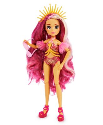 Mermaid High, Spring Break Searra Mermaid Doll and Accessories with Removable Tail and Color Change Hair Streak Set, 7 Piece Kids Toys for Girls Ages 4 and Up image number null