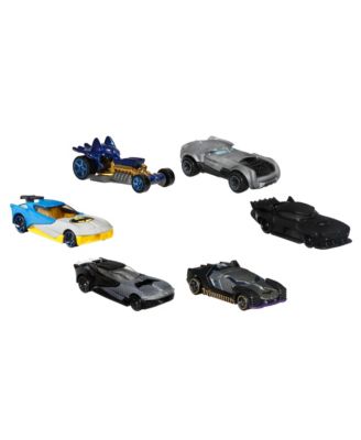 Hot Wheels Batman Character Car, 6 Pack