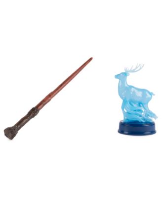 Wizarding World Harry Potter, 13-inch Patronus Spell Wand with Stag Figure, Lights and Sounds, Kids Toys for Ages 6 and up image number null
