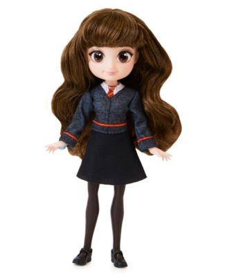 Wizarding World Harry Potter, 8-inch Hermione Granger Light-up Patronus Doll with 7 Doll Accessories and Hogwarts Robe, Kids Toys for Ages 5 and up image number null
