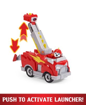  PAW Patrol, Rescue Knights Marshall Changing Toy Car with Collectible Action Figure, Kids Toys for Ages 3 and up image number null