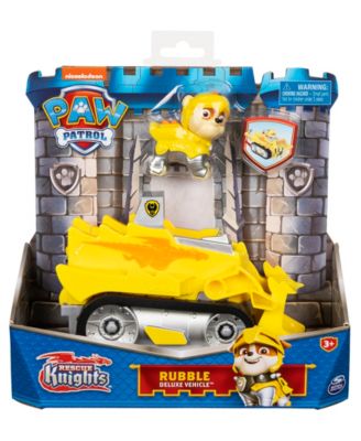 PAW Patrol, Rescue Knights Rubble Changing Toy Car with Collectible Action Figure, Kids Toys for Ages 3 and up image number null
