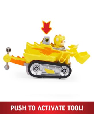 PAW Patrol, Rescue Knights Rubble Changing Toy Car with Collectible Action Figure, Kids Toys for Ages 3 and up image number null
