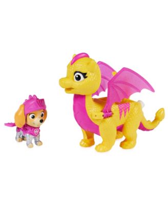 PAW Patrol, Rescue Knights Skye and Dragon Scorch Action Figures Set, Kids Toys for Ages 3 and up
