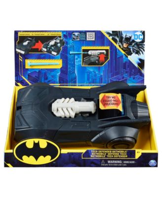 Batman, Tech Defender Batmobile, Transforming Vehicle with Blaster Launcher, Kids Toys for Boys Ages 4 and Up