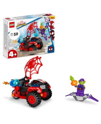 LEGO® Marvel Spidey and His Amazing Friends Miles Morales - Spider-Man's Techno Trike Building Kit, 59 Pieces image number null
