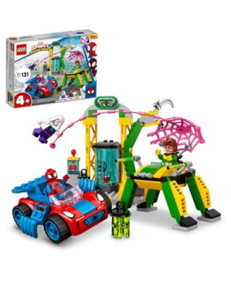 LEGO® Marvel Spidey and His Amazing Friends Spider-Man at Doc Ock's Lab Building Kit, 131 Pieces