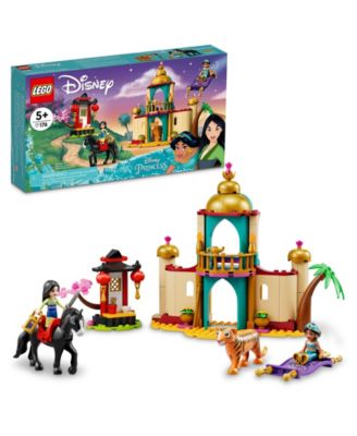 LEGO® Disney Jasmine and Milan's Adventure Building Kit, a Fun Princess Construction Toy, 176 Pieces image number null