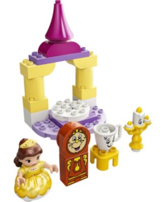 LEGO® Duplo Disney Belle's Ballroom Building Toy, Princess Belle, Lumiere, Cogsworth and Chip, 23 Pieces image number null