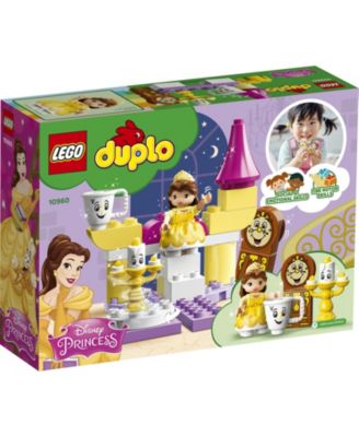 LEGO® Duplo Disney Belle's Ballroom Building Toy, Princess Belle, Lumiere, Cogsworth and Chip, 23 Pieces image number null