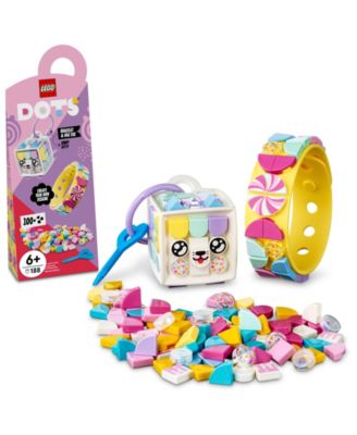 LEGO® Dots Candy Kitty Bracelet and Bag Tag DIY Craft Kit Bundle, 188 Pieces