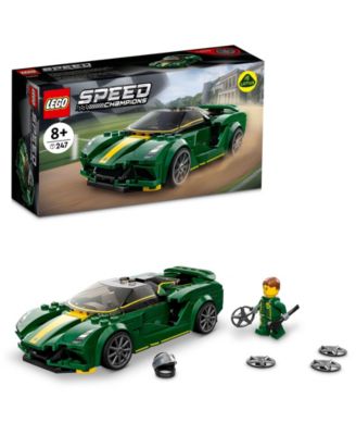 LEGO® Speed Champions Lotus Evija Car Model Building Kit, Cool Toy Hyper Car, 247 Pieces