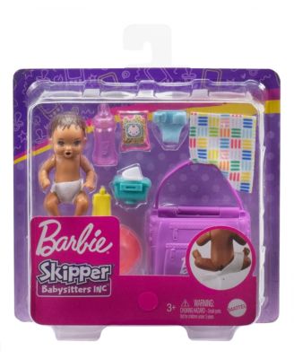 Barbie Skipper Babysitters Inc Doll and Accessories, 10 Piece Set image number null