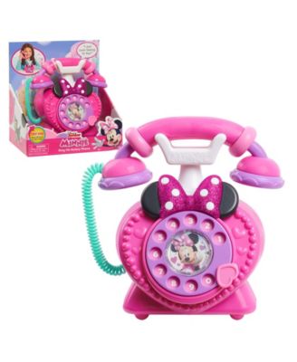 Disney Junior Minnie Mouse Ring Me Rotary Phone with Lights and Sounds image number null