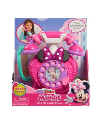 Disney Junior Minnie Mouse Ring Me Rotary Phone with Lights and Sounds