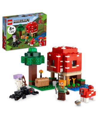 LEGO® Minecraft the Mushroom House Building Kit, Toy House Play Set, 272 Pieces