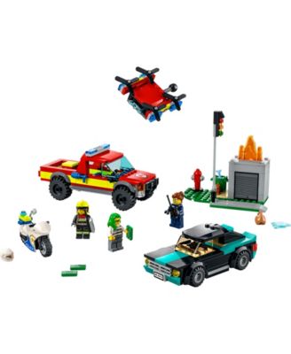 LEGO® City Fire Fire Rescue & Police Chase 60319 Building Set, 295 Pieces image number null