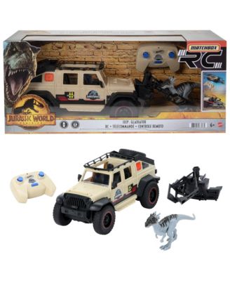 Matchbox Jurassic World Jeep Gladiator, 4 Pieces