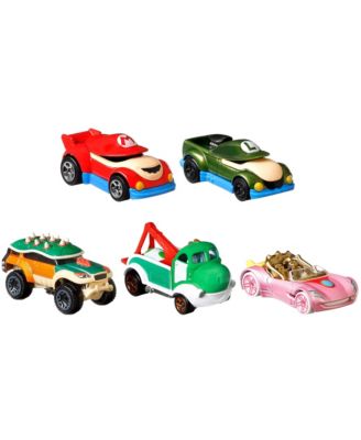 Hot Wheels Character Cars Super Mario, 5-Pack image number null