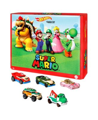 Hot Wheels Character Cars Super Mario, 5-Pack