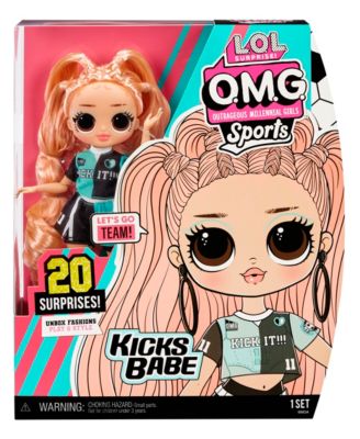 LOL Surprise! OMG Sports Doll - Kicks Babe, 2 Pieces image number null