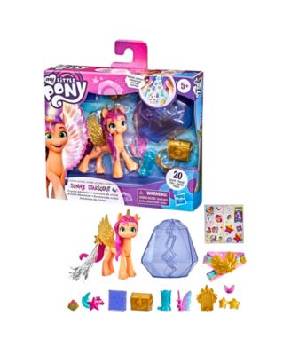 My Little Pony New Generation Crystal Adventure Alicorn Sunny Star Scout Set, 20 Piece image number null