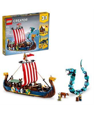 LEGO® Creator Viking Ship and The Midgard Serpent, 1192 Pieces 