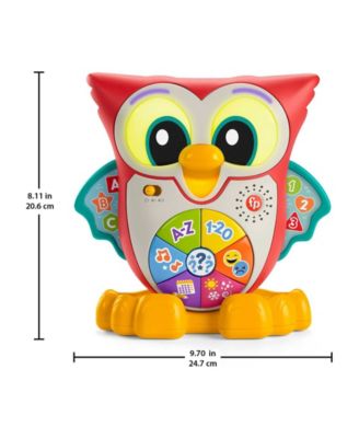 Fisher-Price Linkimals Interactive Toddler Learning Toy Owl with Lights and Music image number null
