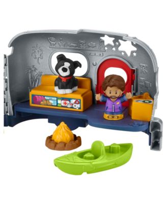 Fisher Price Little People Light-Up Learning Camper Set image number null
