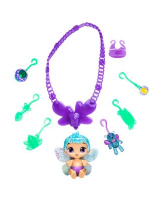 Baby Alive Glo Pixies Minis Carry? Aon Care Necklace, Lilac Pearl Set