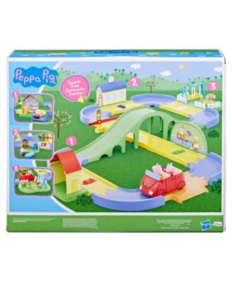 Peppa Pig All Around Peppa's Town Set with Adjustable Track, Car image number null