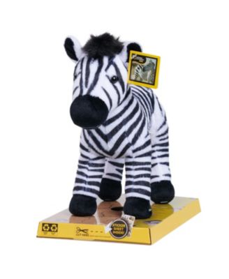 National Geographic Small Plush Zebra