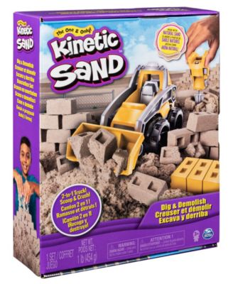  Dig Demolish Playset with 1lb Kinetic Sand and Toy Truck,  image number null
