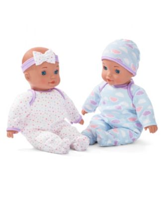 Cuddle Twins 12" Dolls Set, Created for You by Toys R Us image number null
