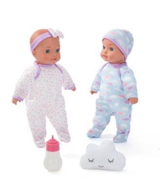 Cuddle Twins 12" Dolls Set, Created for You by Toys R Us image number null